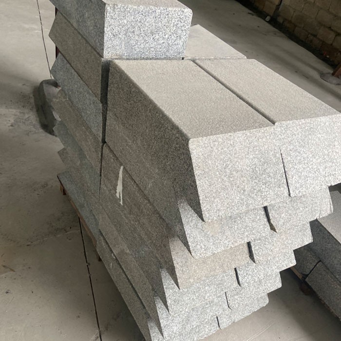 grey curb stones